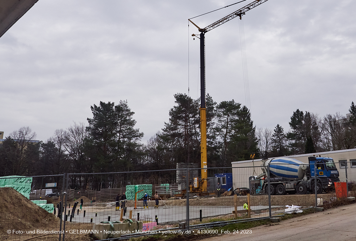 24.02.2023 -  Baustelle Haus für Kinder in Neupelach Quiddestraße 3